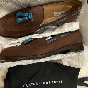 fratelli rossetti womens shoes 9.5 M Brown Turq